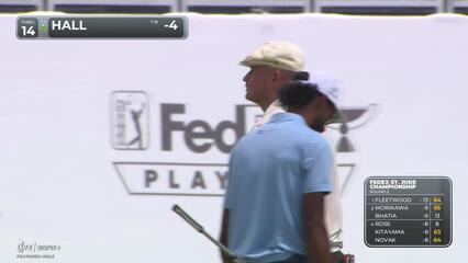 Harry Hall | Round 2 | 14th hole | Shot 3 | 2025 FedEx St. Jude