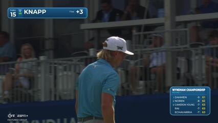 Jake Knapp | Round 1 | 15th hole | Shot 7 | 2025 Wyndham