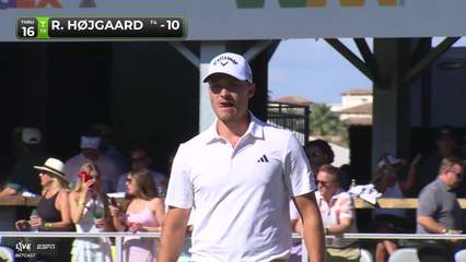 Rasmus Højgaard | Round 3 | 16th hole | Shot 4 | 2026 WM Phoenix Open