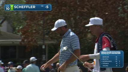 Scottie Scheffler | Round 4 | 10th hole | Shot 3 | 2026 Arnold Palmer