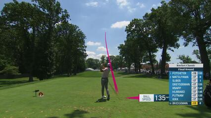 Jacob Bridgeman | Round 4 | 9th hole | Shot 1 | 2025 Rocket Classic