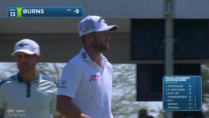 Sam Burns | Round 4 | 13th hole | Shot 3 | 2026 Texas Children's