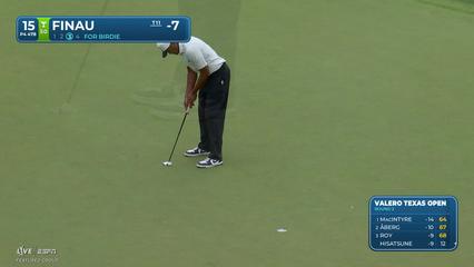 Tony Finau | Round 2 | 15th hole | Shot 4 | 2026 Valero