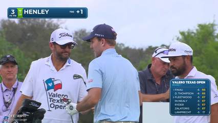 Russell Henley | Round 1 | 3rd hole | Shot 1 | 2026 Valero