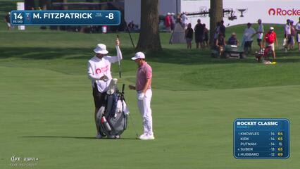 Matt Fitzpatrick | Round 2 | 14th hole | Shot 3 | 2025 Rocket Classic