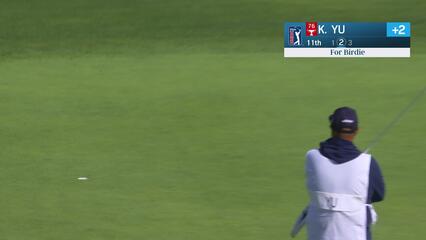 Kevin Yu | Round 2 | 11th hole | Shot 3 | 2025 Genesis
