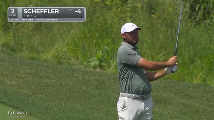 Scottie Scheffler | Round 2 | 2nd hole | Shot 2 | 2025 BMW Championship