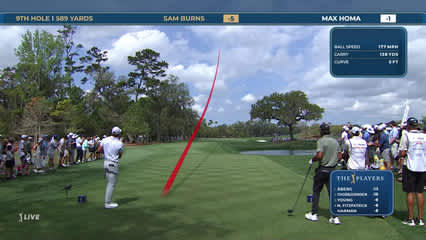 Sam Burns | Round 4 | 9th hole | Shot 1 | 2026 THE PLAYERS