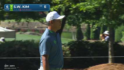Si Woo Kim | Round 4 | 6th hole | Shot 4 | 2026 Truist Championship