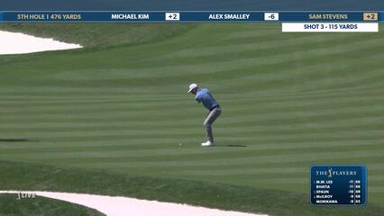 Sam Stevens | Round 2 | 5th hole | Shot 3 | 2025 THE PLAYERS