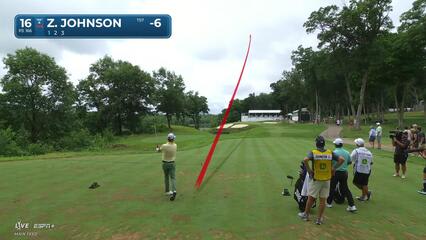 Zach Johnson | Round 4 | 16th hole | Shot 1 | 2025 John Deere