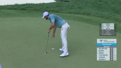 Scottie Scheffler | Round 4 | 7th hole | Shot 3 | 2025 BMW Championship