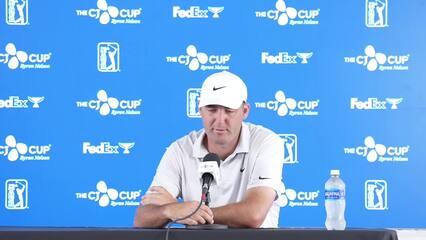 Scottie Scheffler on Korean food, friendly competition with Si Woo Kim at THE CJ CUP