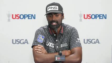 Sahith Theegala on gratitude to be playing, contending at U.S. Open