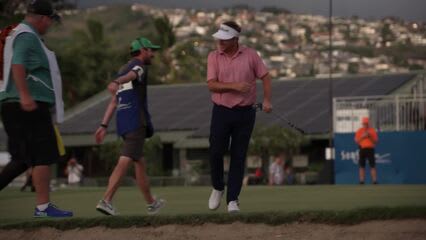 Taylor Dickson finishes with back-to-back birdies to make cut at Sony Open