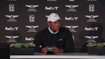 Tiger Woods addresses media at The Genesis Invitational