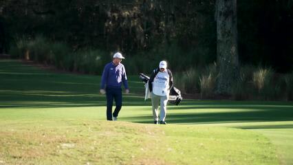 Hayden Springer shares bond with father as caddie at Q-School