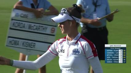 Korda dials in approach, McCarthy sinks birdie at QBE Shootout