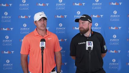 Teammates Shane Lowry, Brooks Koepka on how they complement each other at Zurich Classic