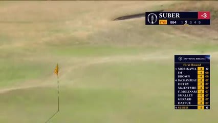 Jackson Suber flushes 233-yard approach to set up eagle at The Open