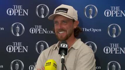 Tommy Fleetwood on nerves playing in hometown after Round 1 of The Open