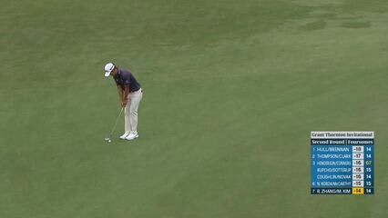 Michael Kim holes out twice in three holes at Grant Thornton