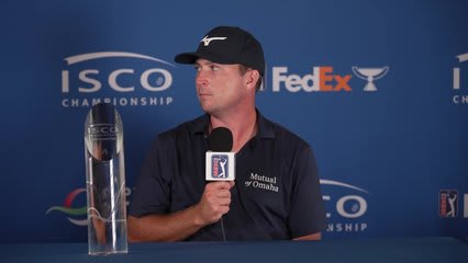 Steven Fisk news conference after winning ISCO Championship