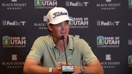 Jackson Koivun on reason for step-through drive, approach at Presidents Cup