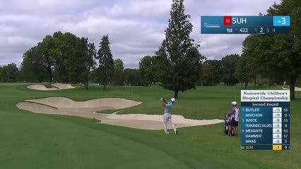 Justin Suh makes birdie on No. 1 at Nationwide Children's