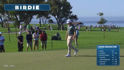 Mackenzie Hughes makes birdie on No. 11 at Farmers