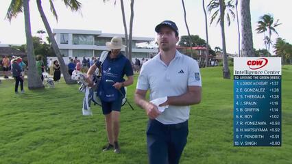 Nick Taylor makes birdie on No. 9 at Sony Open
