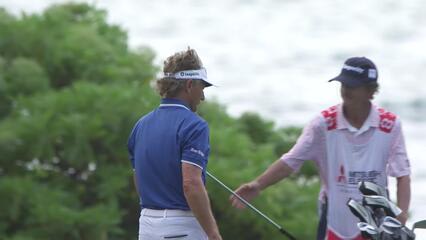Bernhard Langer makes birdie on No. 17 at Mitsubishi Electric Championship at Hualalai