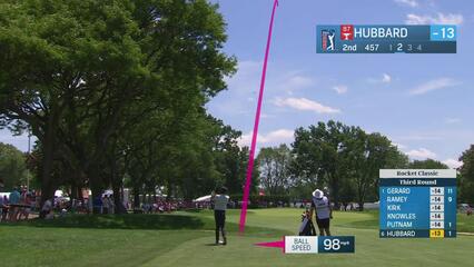 Mark Hubbard makes birdie on No. 2 at Rocket Classic