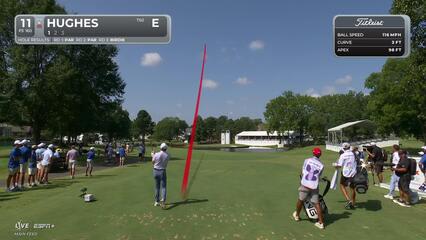 Mackenzie Hughes makes birdie on No. 11 at FedEx St. Jude