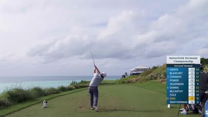 Greyson Sigg hits tee shot to 2 feet, sets up birdie on No. 16 at Butterfield Bermuda