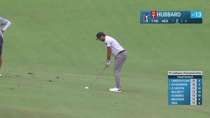 Mark Hubbard makes birdie on No. 11 at Wyndham