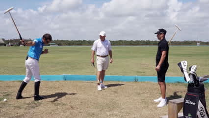 PGA TOUR pros learn how to play polo