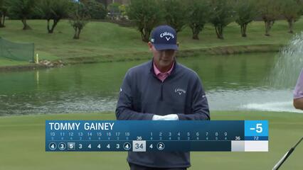Tommy Gainey makes birdie on No. 2 at Simmons Bank Championship