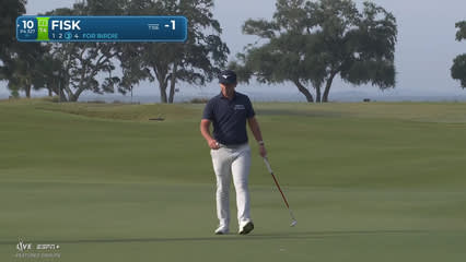 Steven Fisk makes birdie on No. 10 at The RSM Classic