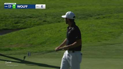 Matthew Wolff makes birdie on No. 8 at Farmers