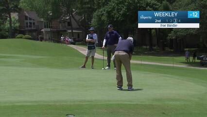 Boo Weekley makes birdie on No. 2 at Insperity Invitational