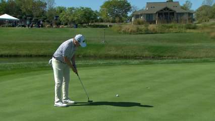 Shad Tuten rolls in eagle at Korn Ferry Tour Champ