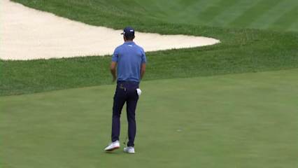 Seth Reeves makes birdie on No. 18 at John Deere
