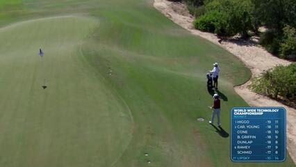 David Lipsky chips in for birdie on No. 14 at World Wide Technology