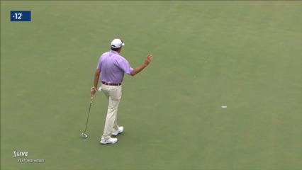 Jim Herman makes 13-foot putt for birdie at Wyndham
