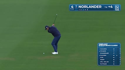 Henrik Norlander makes birdie on No. 4 at ONEflight Myrtle