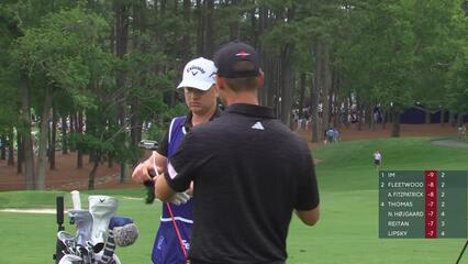Nicolai Højgaard's 111-yard approach sets up birdie on No. 5 at Truist Championship