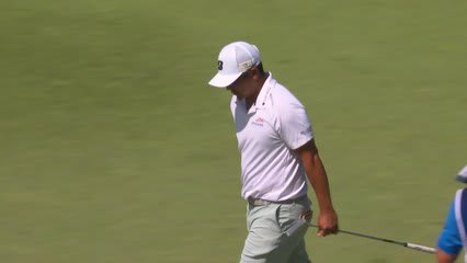 Kurt Kitayama sinks 9-foot birdie putt on No. 8 at BMW Championship