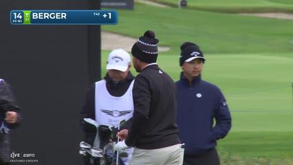 Daniel Berger hits 178-yard drive to 9 feet, sets up birdie on No. 14 at The Genesis