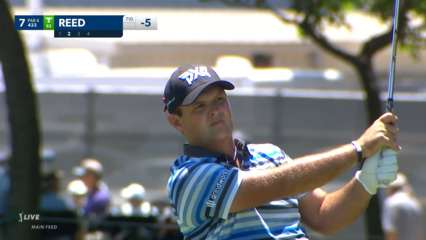 Patrick Reed uses nice approach to set up birdie at Charles Schwab